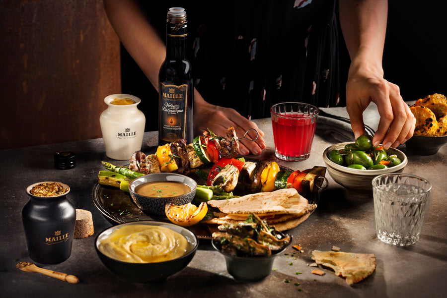 Grilled Aubergine Antipasto