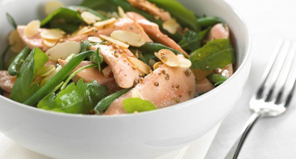 Poached Salmon Salad