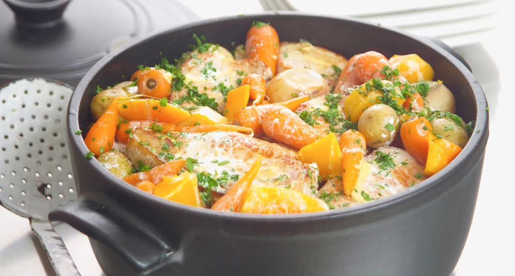 Pork Chops and Vegetables
