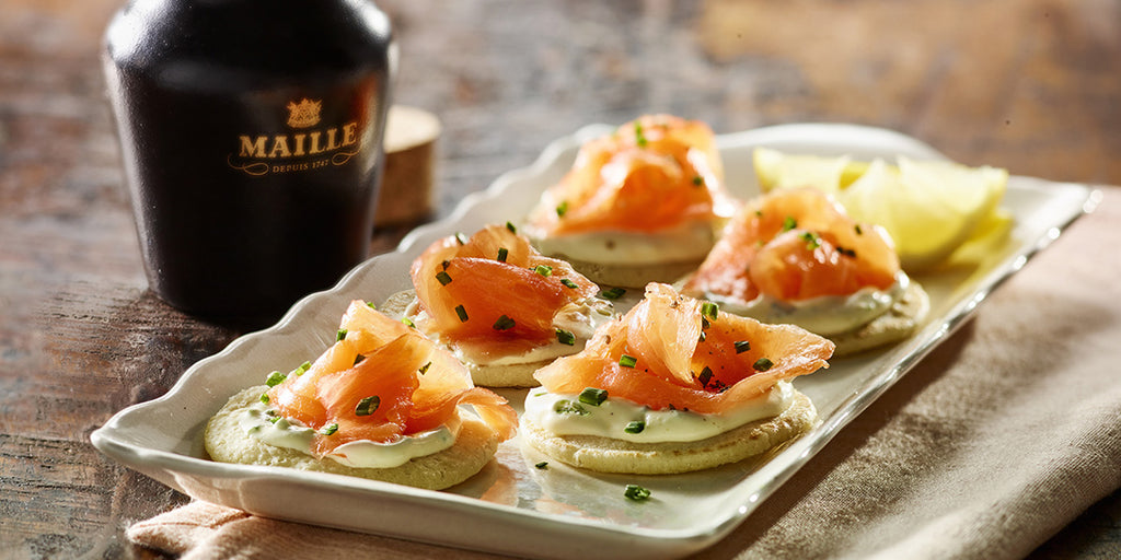 Smoked Salmon blinis