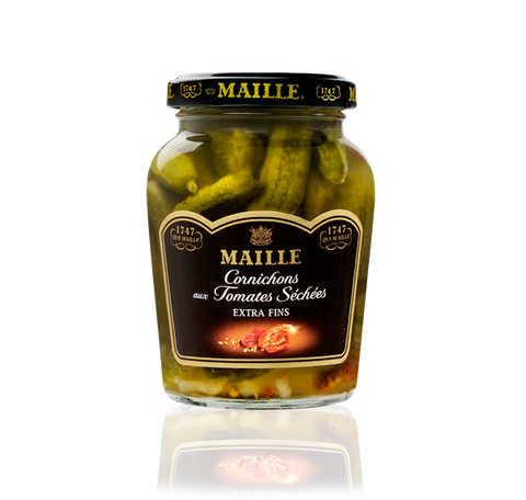 Maille Cornichons with Sundried Tomato and White Wine Vinegar, 210g