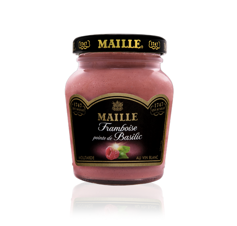 Maille Raspberry, Basil and White Wine Mustard, 108g