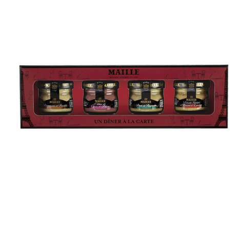 Maille Dinner Party Mustard Mini Gift Collection