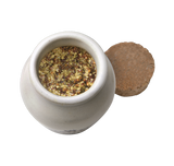 MAille Wholegrain Mustard with Chardonnay Wine, Freshly pumped top view