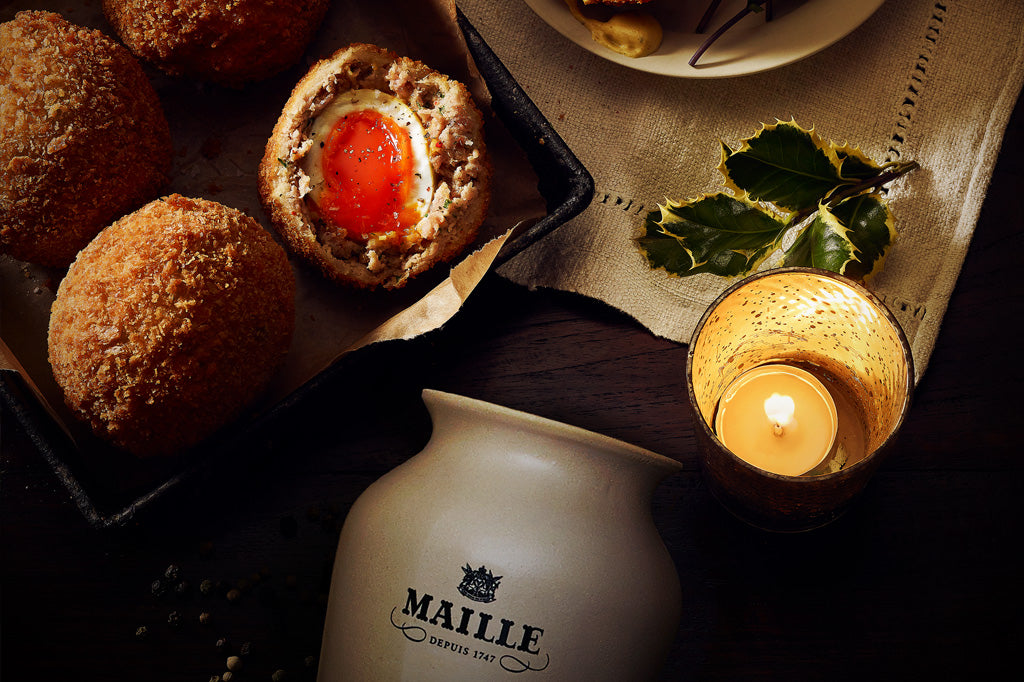 Maille Mustard Scotch Eggs