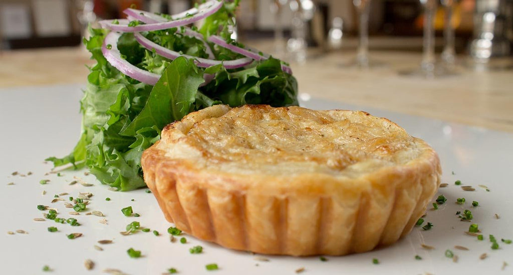 Caramelized Red Onion Tarts, Balsamic Vinegar