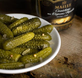 Maille Cornichons Gherkin with Sautéed Onions and White Wine Vinegar, 210g
