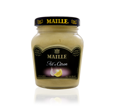 Maille Lemon, Garlic and White Wine Mustard, 108g
