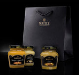 Maille Hazelnut, Black Chanterelle Mushroom and White Wine Mustard, 108g Gift Set