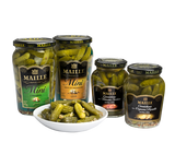 Maille Cornichons Gherkin with Sautéed Onions and White Wine Vinegar, 210g Set